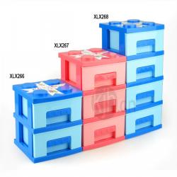 積木小層柜（正方2小、3