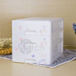 夢(mèng)里花開(kāi)收納柜（二大一