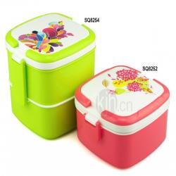 方型手提飯盒、雙層飯