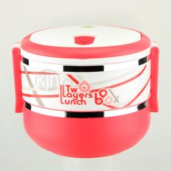 樂(lè)尚雙層塑料飯盒1800