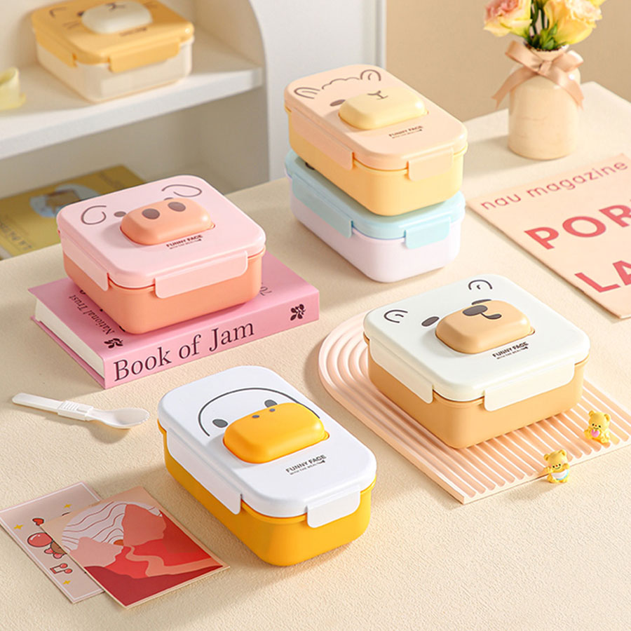 萌趣長方/正方卡通塑