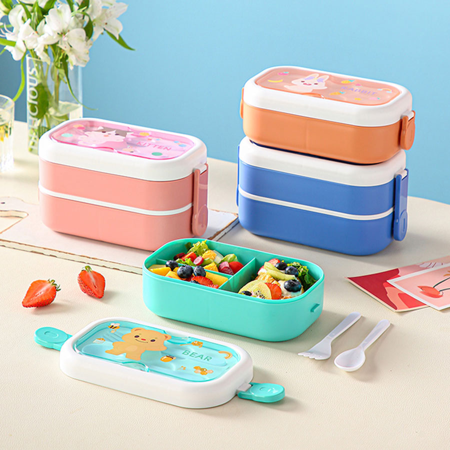 樂派卡通飯盒(單層/雙