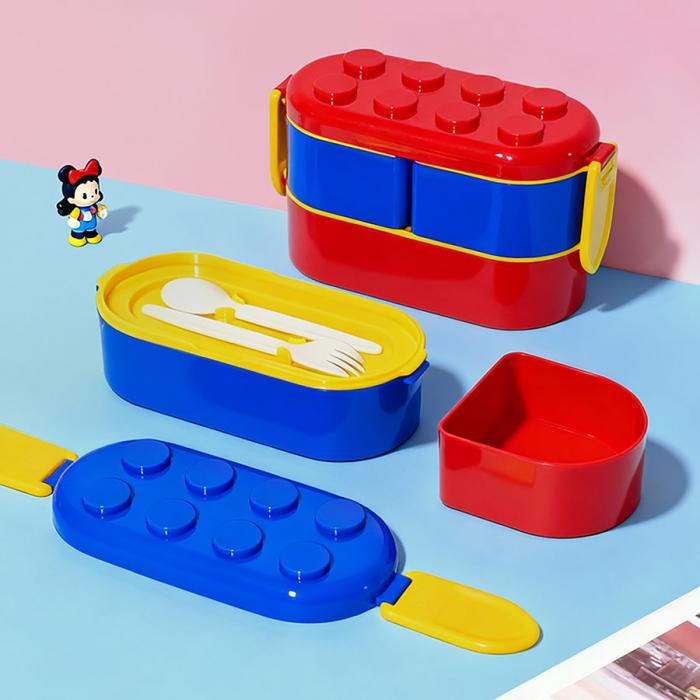 積木雙杯便當盒(900ML)