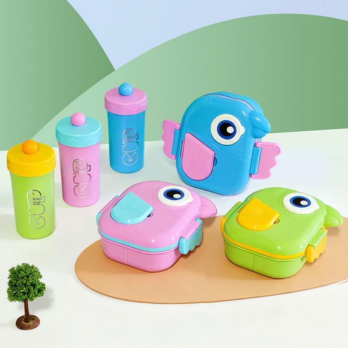 干飯鳥套裝飯盒(飯盒750ML+水杯400ML)